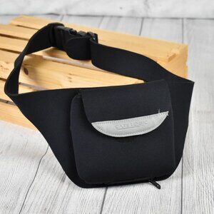 Vintage 90s Waterproof Neoprene Caselogic Black CD Fanny Waist Shoulder Pack